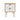 2 Drawer Bedside Table - White & Oak