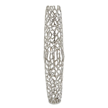 Luminaflare Small Silver Finish Vase