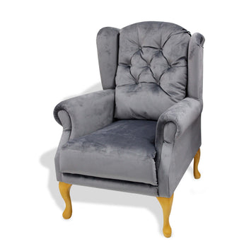 Abbey Exp Chair - Plush Steel Oak