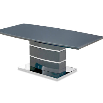 Milan Grey Coffee Table W120cm x D60-53cm x H45cm
