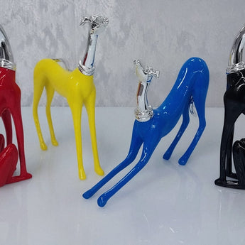 Multi Colour Dogs Set of 4