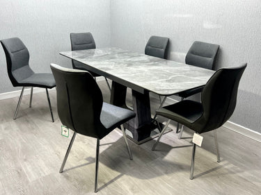 Zermatt Table with 6 Chairs