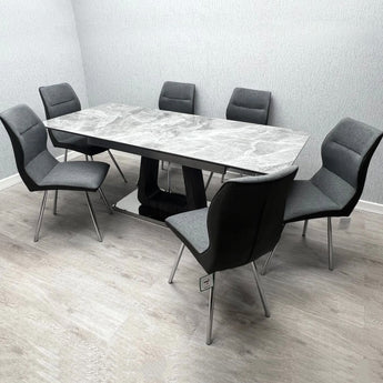 Zermatt Table with 6 Chairs