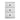 3 Drawer Bedside Cabinet - White Matt