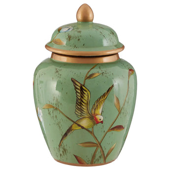 Tropical Turquoise Small Ceramic Jar