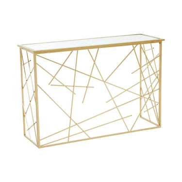 Ciel Crystal Console Table With Mirror Top